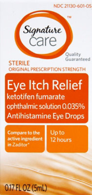 Signature Select/Care Eye Itch Relief Original Prescription Strength Sterile - 0.17 Oz - Image 2