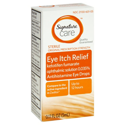 Signature Select/Care Eye Itch Relief Original Prescription Strength Sterile - 0.17 Oz - Image 1