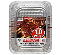 Handi Pack Steam Table Pans Half Size - 10 Count