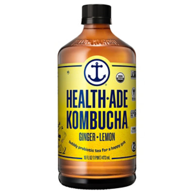 Health-Ade Kombucha Ginger-Lemon - 16 Fl. Oz. - Image 3