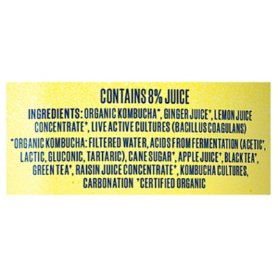 Health-Ade Kombucha Ginger-Lemon - 16 Fl. Oz. - Image 5