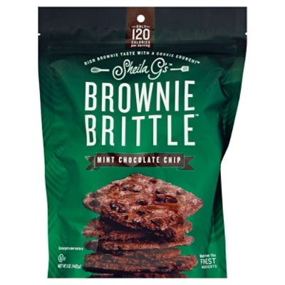 Sheila Gs Brownie Brittle Brownie Chocolate Chip Mint - 5 Oz