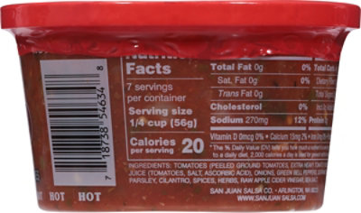 San Juan Salsa Hot - 14 Oz - Image 5