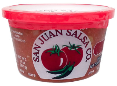 San Juan Salsa Hot - 14 Oz - Image 1