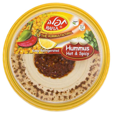 Kosher Hafla Hummus Hot Spicy - 10 Oz - Image 1