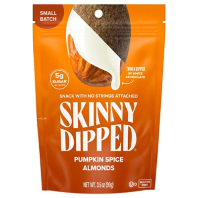 SkinnyDipped Pumpkin Spice Almonds Pouch - 3.5 Oz - Image 3