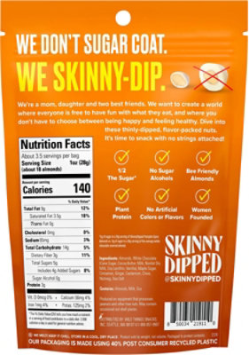 SkinnyDipped Pumpkin Spice Almonds Pouch - 3.5 Oz - Image 6