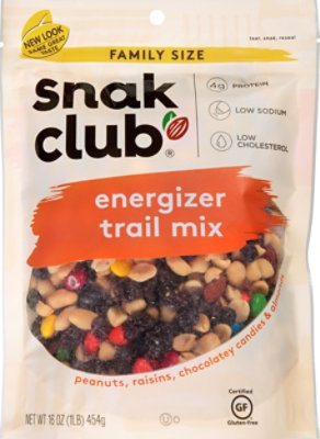 SnakClub Family Size Trail Mix Energizer - 16 Oz - Image 2