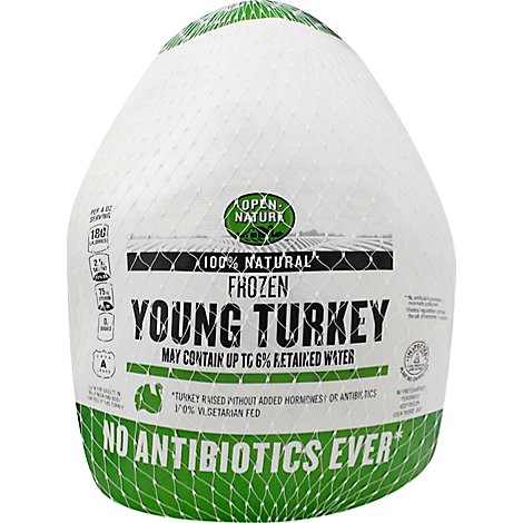 Kilde forestille kobling Open Nature Whole Turkey Frozen - Weight Between 16-20 Lb - Albertsons
