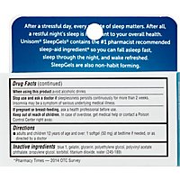 Unisom SleepGels Nighttime Sleep-Aid SoftGels - 60-50 mg - Image 5