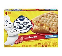 Pillsbury Toaster Scrambles Pastries Bacon With Potatoes 4 Count - 7.2 Oz