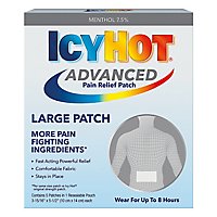 Icy Hot Advanced Relief Medicated Patch - 1-4 Count - Image 2