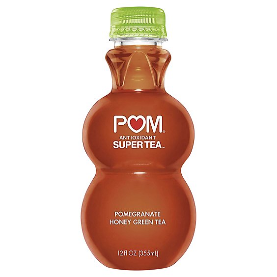 POM Wonderful Pomegranate Honey Green Tea Antioxidant Super Tea - 12 Fl. Oz.