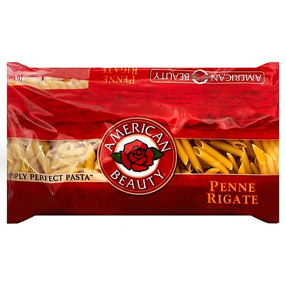 American Beauty Pasta Penne Rigate - 16 Oz