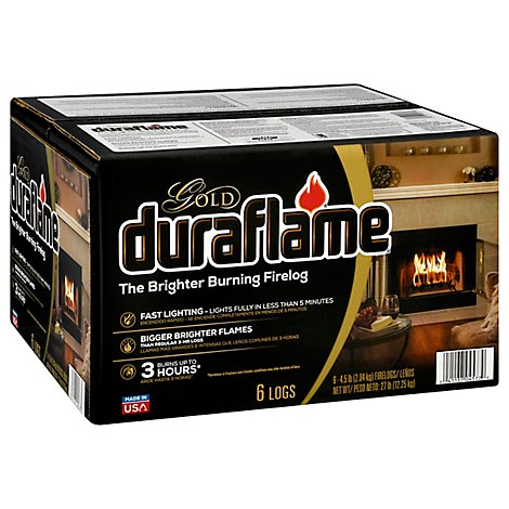 Duraflame Firelog 3 Hour Gold - 6-4.5 Lb