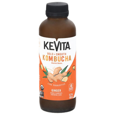 KeVita Kombucha Probiotic Drink Master Brew Ginger - 15.2 Fl. Oz. - Image 1