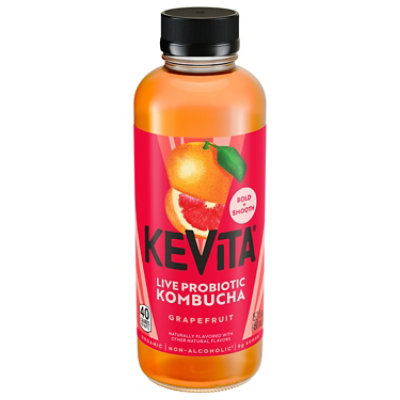KeVita Kombucha Master Brew Grapefruit - 15.2 Fl. Oz.