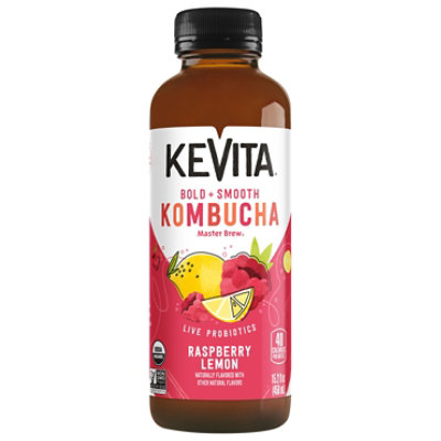 KeVita Kombucha Master Brew Raspberry Lemon - 15.2 Fl. Oz. - Image 3