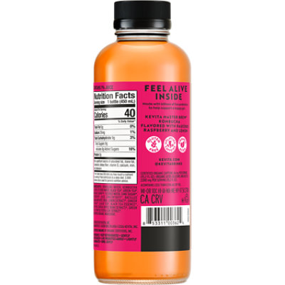 KeVita Kombucha Master Brew Raspberry Lemon - 15.2 Fl. Oz. - Image 2