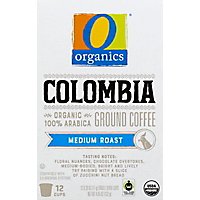 O Organics Coffee Organic Arabica Single Serve Cups Medium Roast Colombian - 12-0.38 Oz - Image 2