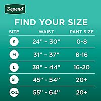 Depend FIT FLEX Adult Incontinence Underwear for Women - 28 Count - Image 3