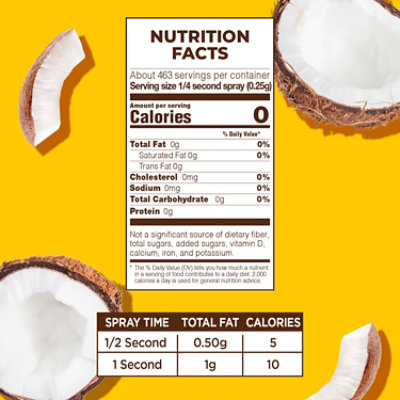 PAM Coconut Oil Non GMO Cooking Spray - 5 Oz - Image 4