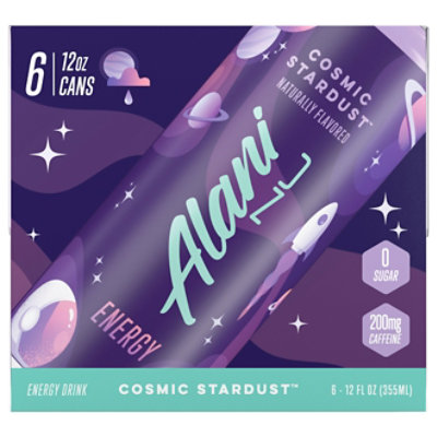 Alani Nu Cosmic Stardust Energy Drinks - 6 Count - 12 Fl. Oz.  - Image 3