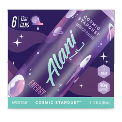 Alani Nu Cosmic Stardust Energy Drinks - 6 Count - 12 Fl. Oz.  - Image 2