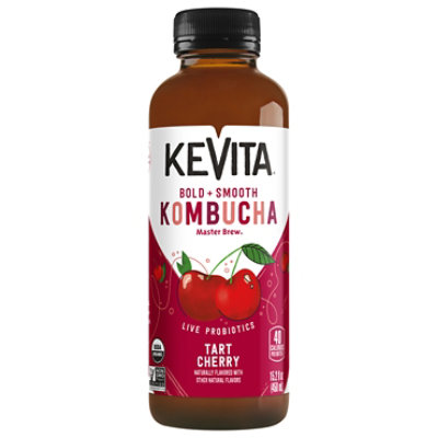 KeVita Kombucha Probiotic Drink Master Brew Tart Cherry - 15.2 Fl. Oz. - Image 3