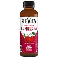 KeVita Kombucha Probiotic Drink Master Brew Tart Cherry - 15.2 Fl. Oz. - Image 2