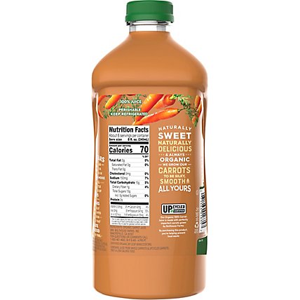 Bolthouse Farms Carrot 100% Juice Organic - 52 Fl. Oz. - Image 6