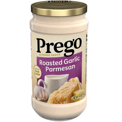 Prego Alfredo Pasta Sauce with Roasted Garlic and Parmesan Cheese - 14.5 Oz - Image 1