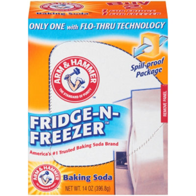 ARM & HAMMER Fridge N Freezer Odor Absorber Baking Soda - 14 Oz - Image 1