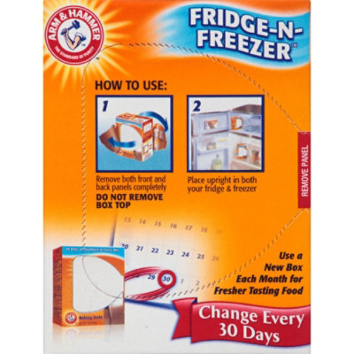 ARM & HAMMER Fridge N Freezer Odor Absorber Baking Soda - 14 Oz - Image 6