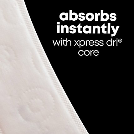 U by Kotex Security Lightdays Light Absorbency Extra Coverage Unscented Panty Liners - 80 Count - Image 3