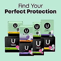 U by Kotex Security Lightdays Light Absorbency Extra Coverage Unscented Panty Liners - 80 Count - Image 7
