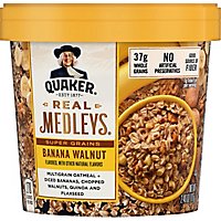 Real Medleys Oatmeal+ Super Grains Banana Walnut Flavor - 2.46 Oz - Image 2