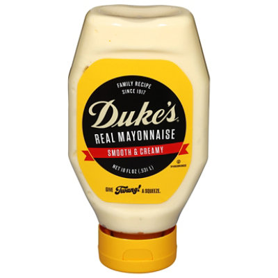 Dukes Mayonnaise Real Sugar Free Smooth & Creamy - 18 Fl. Oz.