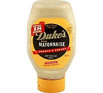 Dukes Mayonnaise Real Sugar Free Smooth & Creamy - 18 Fl. Oz.
