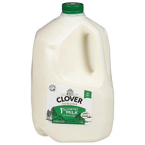 Clover Stornetta Milk Lowfat 1% - 1 Gallon