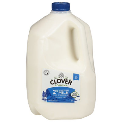 Clover Stornetta Milk Reduced Fat 2% - 1 Gallon - Image 2
