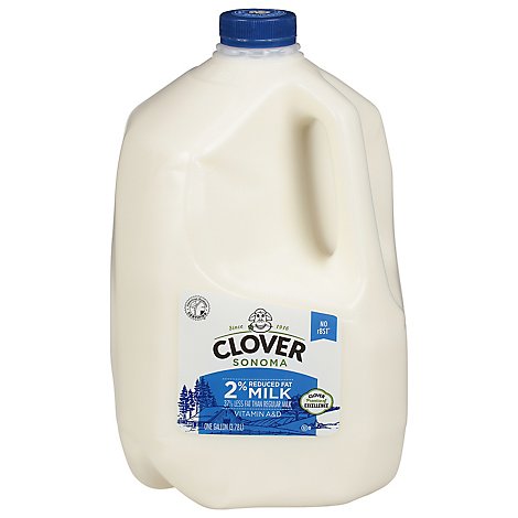 Clover Stornetta Milk Reduced Fat 2% - 1 Gallon