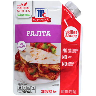 McCormick Gluten Free Fajita Skillet Sauce - 6 Oz - Image 1