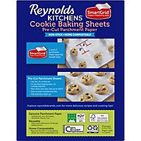 Reynolds Kitchens Parchment Paper Cookie Baking Sheets Pre Cut With SmartGrid - 22 Count - Image 4