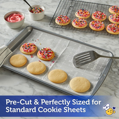 Reynolds Kitchens Parchment Paper Cookie Baking Sheets Pre Cut With SmartGrid - 22 Count - Image 3