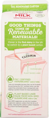 Clover Organic Whole Milk Ultra Pasteurized - Half Gallon - Image 5