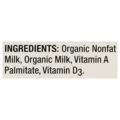 Clover Organic Milk Lowfat 1% Ultra Pasteurized - Half Gallon - Image 4