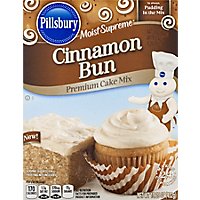 Pillsbury Moist Supreme Cake Mix Premium Cinnamon Bun - 15.25 Oz - Image 1