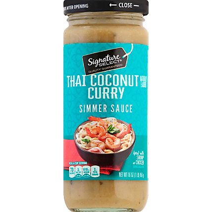 Signature SELECT Simmer Sauce Thai Coconut Curry Jar - 16 Oz - Image 2