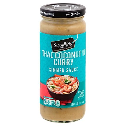 Signature SELECT Simmer Sauce Thai Coconut Curry Jar - 16 Oz - Image 1